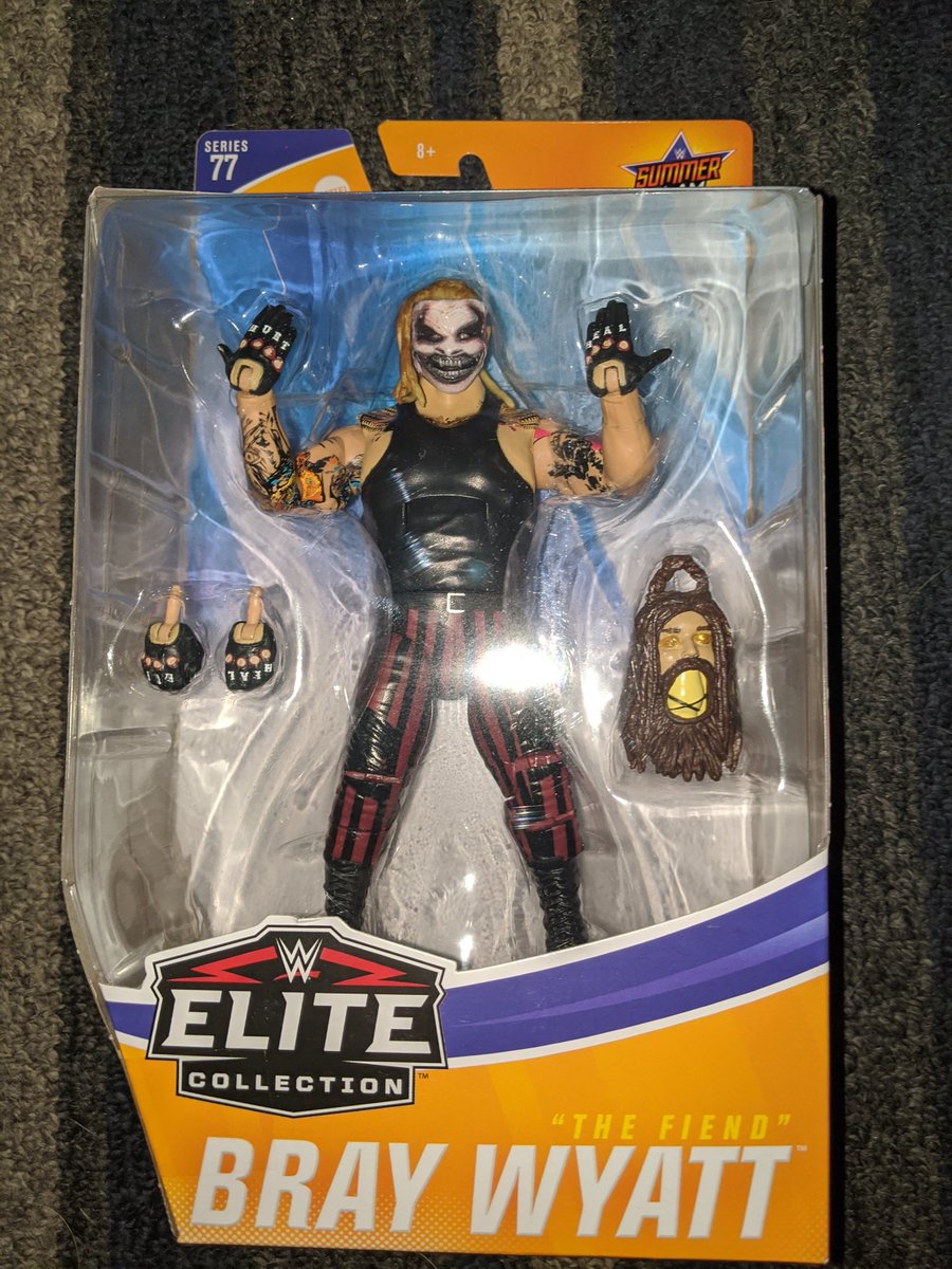 ELITE 77 FIEND GIVEAWAY!!!!
Rules to enter:
1. Like this tweet
2. Retweet this tweet
3. Follow me
Winner will be picked sometime after SummerSlam ends Sunday night. Good luck! #OneFigCommunity #FigLife #ScratchThatFigureItch #Legwork @MajorWFPod @FullyPoseable @doingthefavor