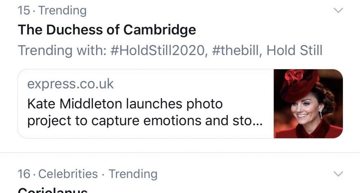 Kate and  #HoldStill2020 (May)