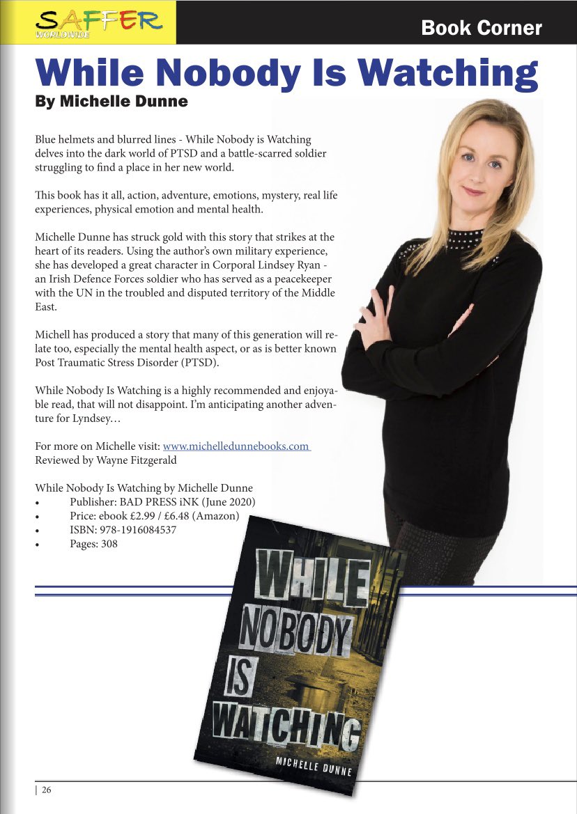 kforfitz_Wayne's tweet image. Another of my articles &amp;amp; book reviews appear in the colourful #SAFFER Worldwide linking #SouthAfricans around the globe. This #free #magazine contains a lot of interesting articles from around the world. online.nextflipbook.com/dqfs/3772/mobi…
#Veterans #writingcommunity #WhileNobodyIsWatching