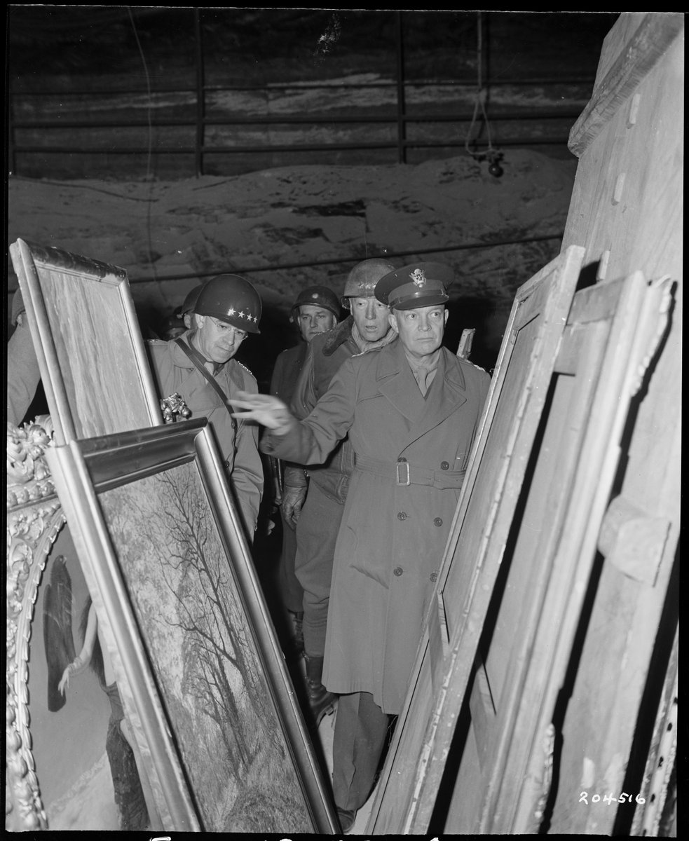 In 1943 the Allies established the Monuments, Fine Arts, and Archives Section. Nearly 350 men and women from 13 countries joined the unit known as the “Monuments Men.” From 1943 to 1945, they managed to save 5 million cultural relics.