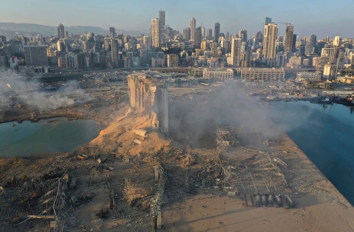 It happened at the Beirut port which is the main entry for imported food & medical supplies in Lebanon, the 1km area around the explosion has been completely wiped out. Damages have been reported up to a 10km radius leaving 300,000 homeless,countless of them lost their businesses