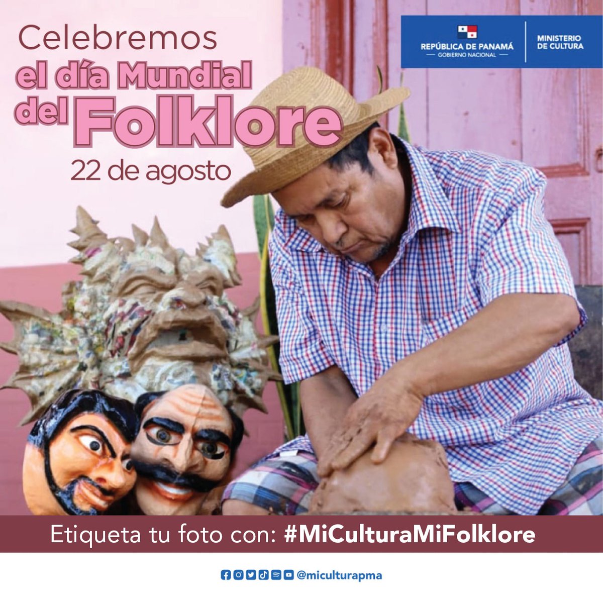 Los hechos individuales y colectivos se transmiten por generaciones y forman parte del saber y el quehacer popular. El equipo de MiCultura celebra el día Mundial del Folklore unido y comprometido con la defensa y fomento de nuestras costumbres y tradiciones. #MiCulturaMiFolklore