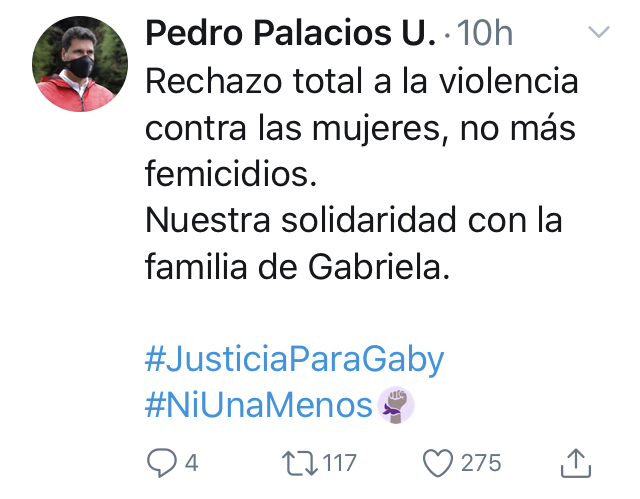 tomebamba's tweet photo. El alcalde Pedro Palacios y el prefecto del Azuay, Yaku Pérez, reaccionan ante el nuevo caso de femicidio ocurrido en las últimas horas en #Cuenca. Hicieron publicaciones en sus cuentas de Twitter:
#JusticiaParaGaby https://t.co/yBQ9uSTwwF