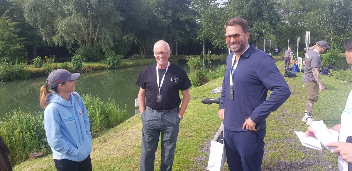 Hayley, Barry and Eddie from Tuesdays <a href="/TargetDarts/">Target Darts</a> Sport Stars Fishing Championship. You can see how #teammatchroom got on  soon ITV4 date announced next week <a href="/Hayleyturner123/">Hayley Turner</a> <a href="/EddieHearn/">Eddie Hearn</a> <a href="/BarryHearn/">Barry Hearn</a> <a href="/TargetDarts/">Target Darts</a> <a href="/Wickman_Group/">Wickman Group</a> <a href="/Garryplummer/">Garry Plummer</a> <a href="/TunnelBarnFarm/">Tunnel Barn Farm</a> <a href="/AnglersMail/">Angler's Mail</a>
#fishing