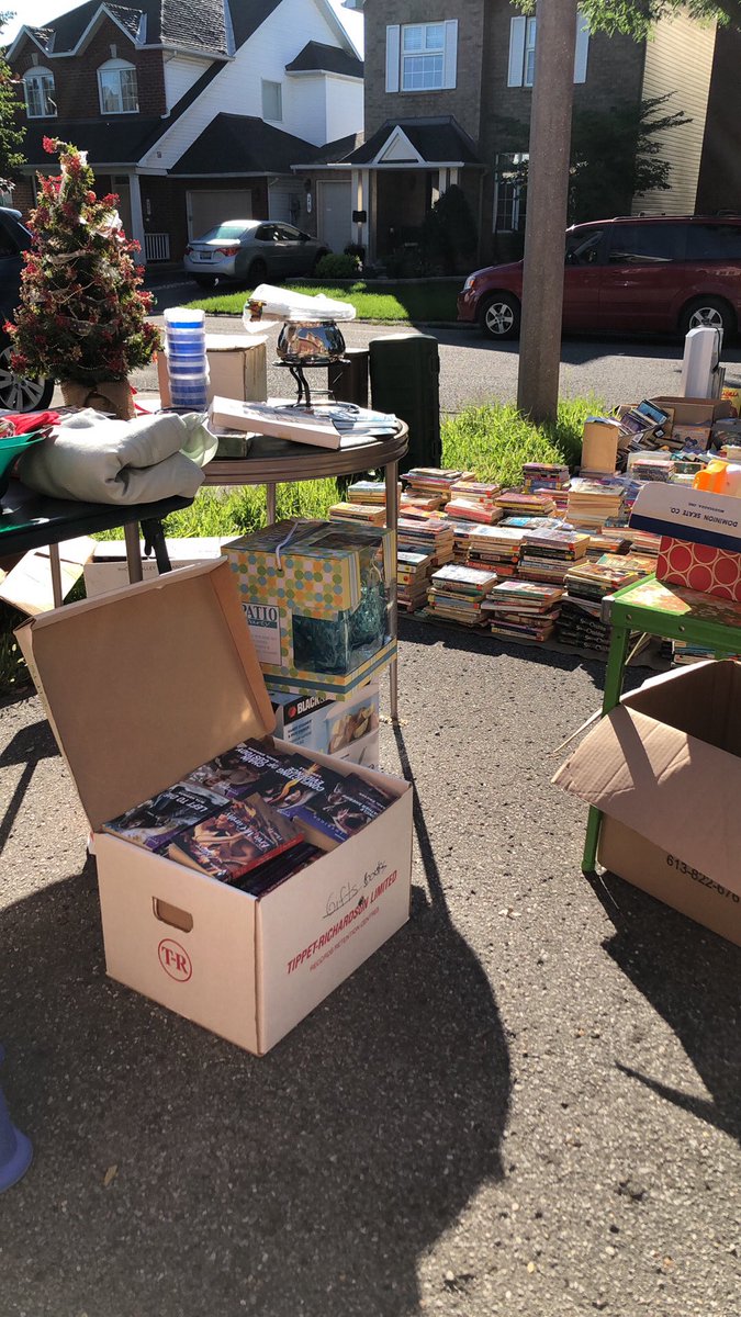 Garage Sales happening now in Kanata...(1 on Westmeath and 1 on Mersey )...8-1 today