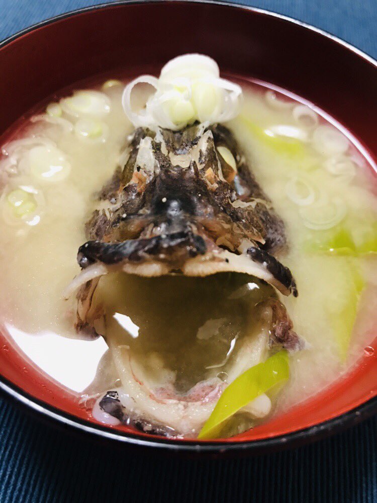 カサゴのあら汁