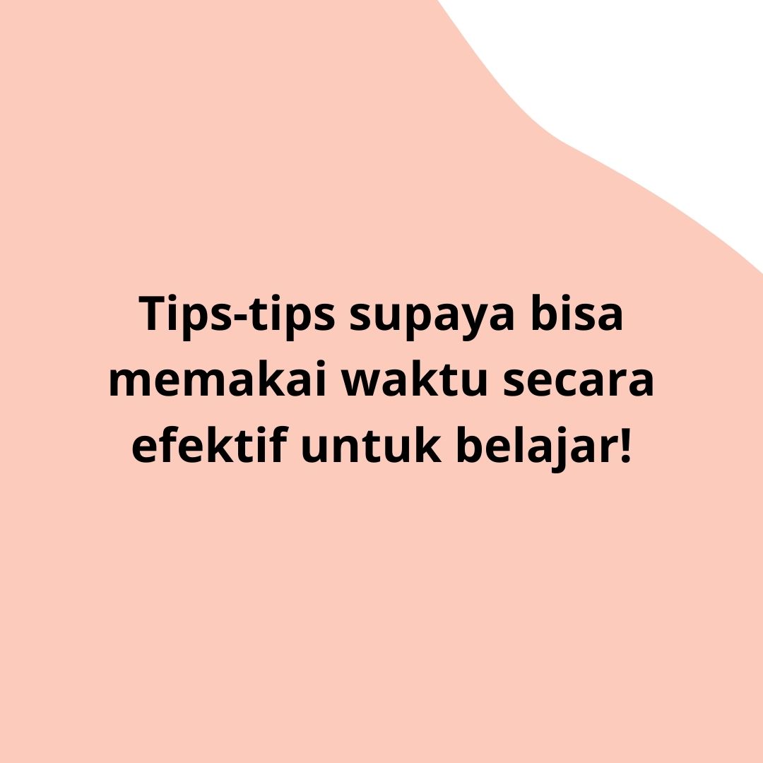 campuspedia_id's tweet image. Karena bentar lagi ada yang udah masuk kuliah, cobain tips-tips memakai waktu secara efektif untuk belajar berikut ini yuuk~