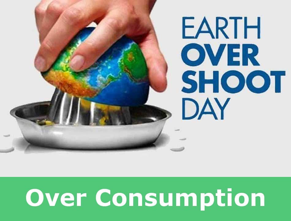 Today is #EarthOvershootDay2020 where we consume more resources than the earth is capable of sustaining/producing for one full year.

It's a problem of over consumption: food /transport/ fashion/ plastic and many other areas are all fueling our crisis.