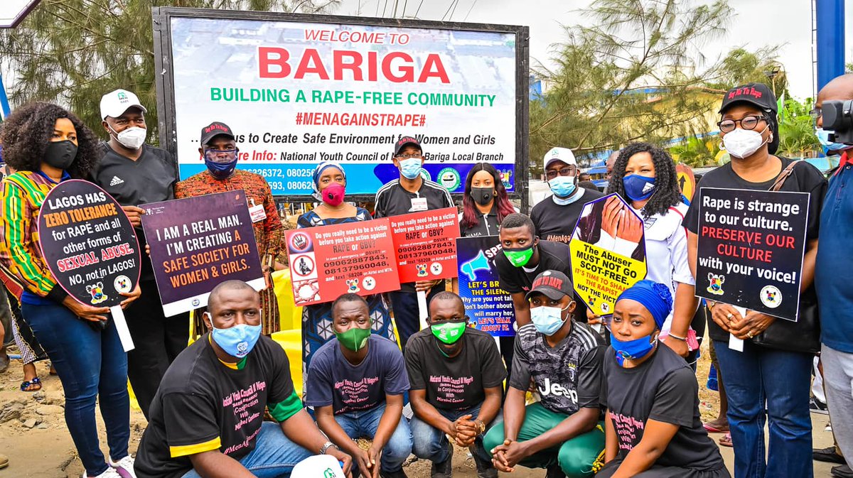 gboyegaakosile's tweet photo. Today, Bariga Local Council Development Area (LCDA) joined the growing list of communities in our dear state unequivocally standing up against #Rape and all forms of Sexual and Gender-based violence against women and children.

#MenAgainstRape
#RealMenDontRape 
#ForAGreaterLagos https://t.co/jjs7fcagnn