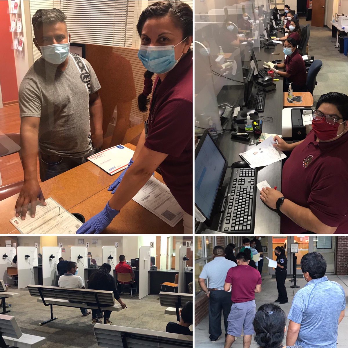 ConsulMexRlm's tweet photo. @ConsulMexRlm realiza exitosa jornada sabatina, siguiendo las pautas de distanciamiento social 😷🧤🧼 para evitar la propagación del COVID-19 🦠 ¡Paisanos es un placer servirles!
#DocumentacionConsular https://t.co/yEl6HkjlqX