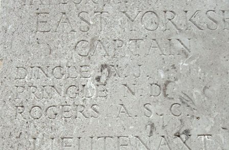 In the aftermath of the battle he was posted as missing presumed killed. His body was never found. He is therefore on the Helles Memorial.