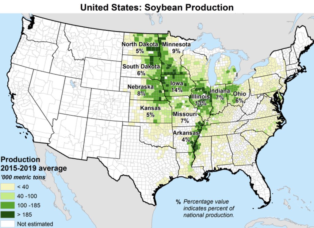 30 Day Departure from Norm Precip: 
#corn 🌽 #soybeans 🌱
