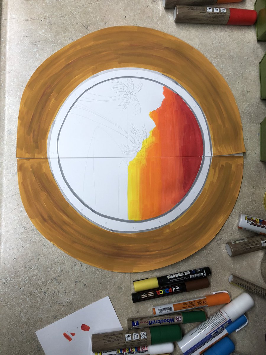 jenicaviolet's tweet photo. I painted this sunset to cover up a window at work.
#SignArt #ZigPosterman #ZigWoodcraft #UniPosca https://t.co/cpNlevNsOq
