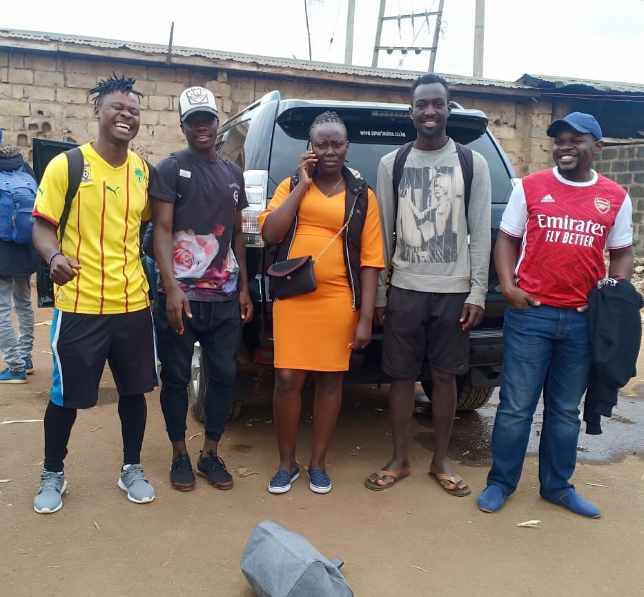 The top fan from Kisumu branch was around. She is the team manager Kisumu starlets. Thanks Beryl  for coming. It was nice interacting with you #Ultimate_Leaders