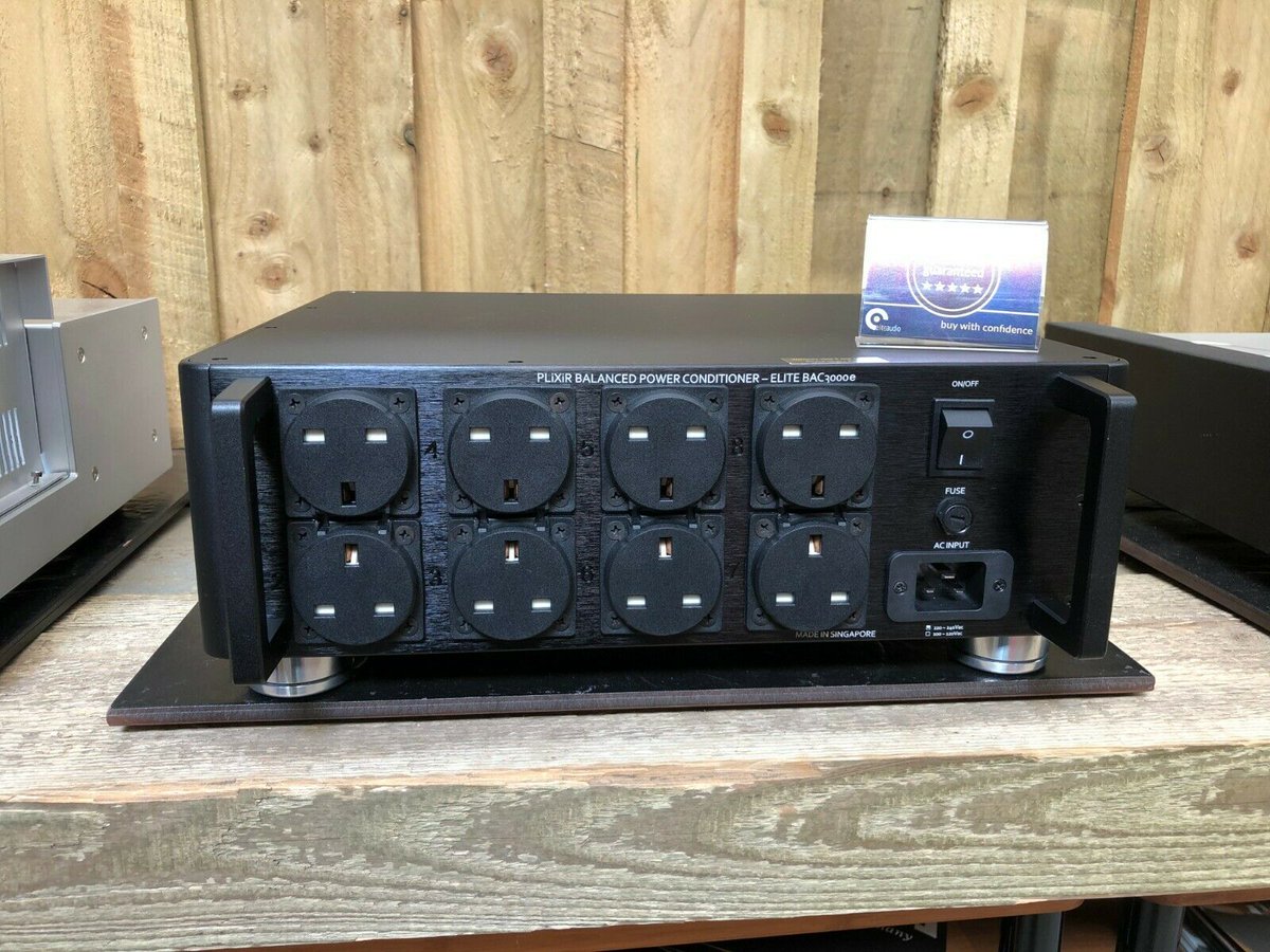 EliteAudioUk's tweet photo. 🎵PRE-OWNED FEATURE - SAVE OVER £2,400.00🎵

⭐just added⭐

This Plixir Elite BAC 3000 AC Power Conditioner. Only £2,999.00!

Find it here: https://t.co/mb7qMF8I1c

#ebay #hifi #audiophile #plixir #elitebac #ac #power #conditioner #audio #highendhifi #instahifi #hiend https://t.co/c6lZnlmNHw