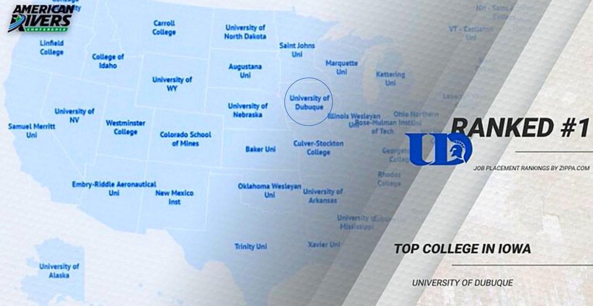 UDTFXC's tweet photo. 💼 @UDubuque ranked #1 and top college for job placement in Iowa! 🎓

https://t.co/SUFJeJV0xo

#UDTFXCareers 
#UDTFXCreed https://t.co/kmQ2Svu8NV
