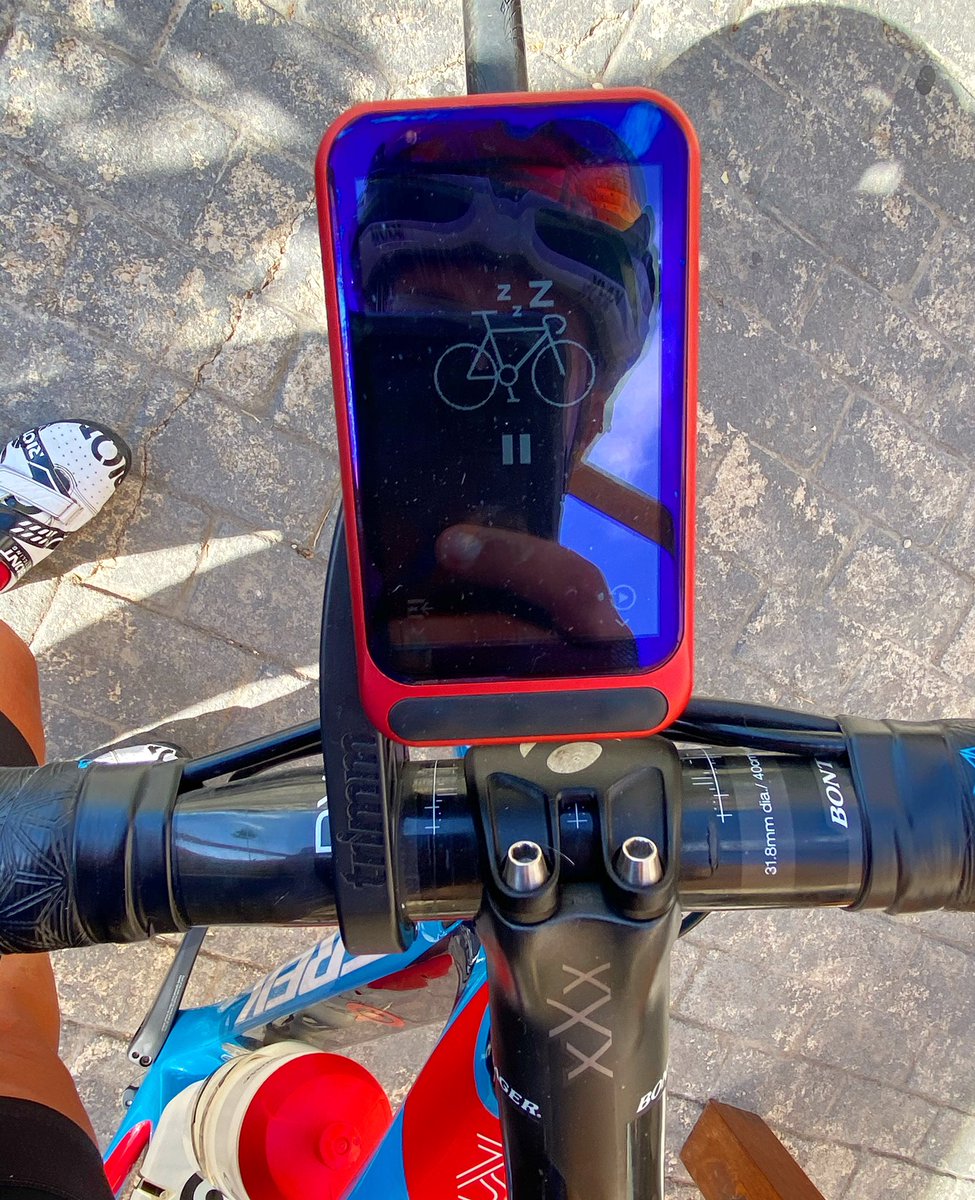 OttilieQ's tweet image. When even your bike computer wants a siesta! 😴 #OQRideFast #TrimmOne #cycling #Mallorca