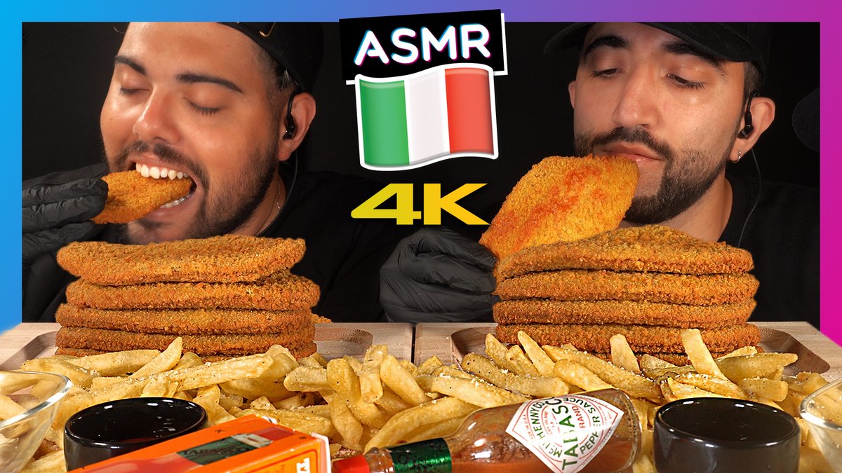 TheASMRGuys's tweet photo. Qualcuno ha detto cotolette? #asmrcommunity #asmr #foodporn https://t.co/vAmEUvOaTB https://t.co/p7Ob52WiJ0