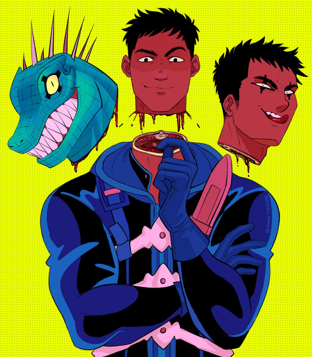 #dorohedoro //tw gore 

what should I wear tonight?