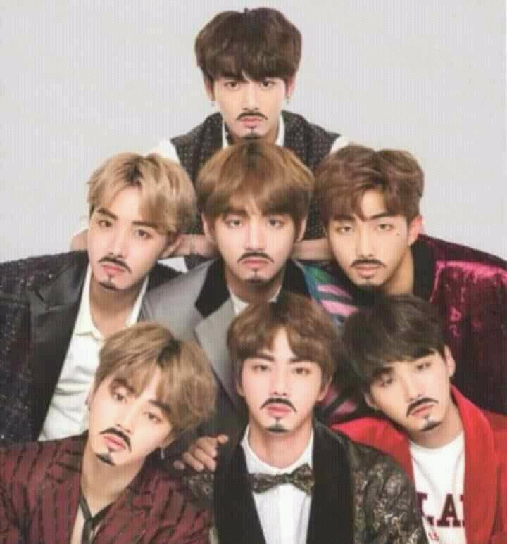 bts beards edits idk what get through your minds really(mar 2018)