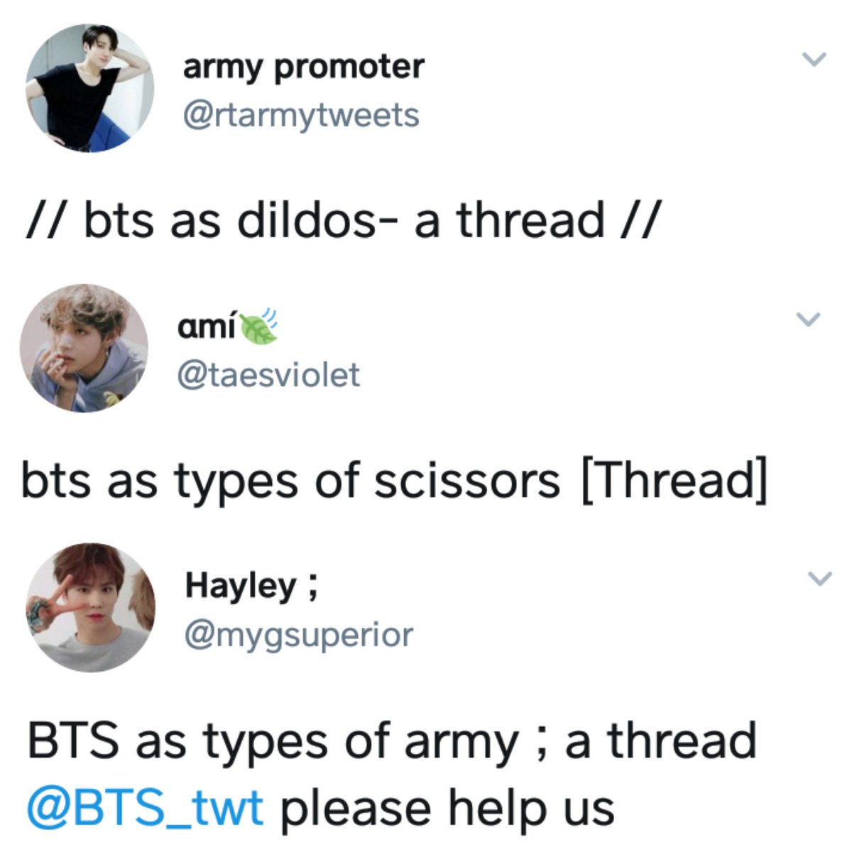 army twt was full of “bts as ___" threads everyone called us jobless and useless so iconicidk what got us in march 2018 lmao(mar 2018)