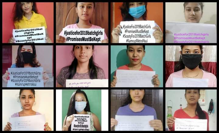 NSUIKamrupMetro's tweet photo. Assam Government failed to keep the promise of providing battery operated e-bikes to meritorious female students of H.S 2019 under the Gyan Deepika scheme of Financial Year Budget 2019-20.
We Kamrup Metro NSUI stand with the 2019 H.S batch girls
#JusticeFor2019BatchGirls
@guptar https://t.co/hj3G6X9v8y