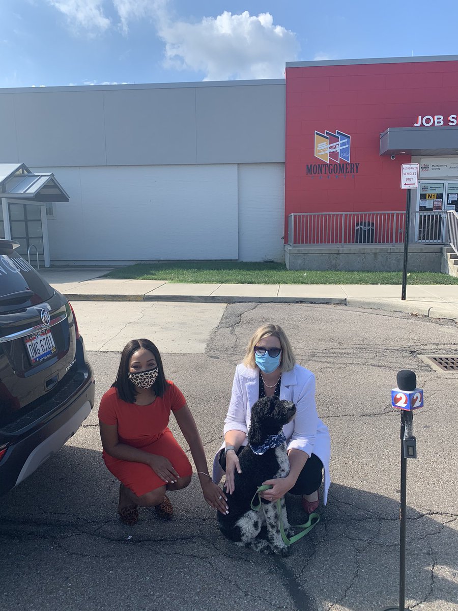 aliahonair's tweet photo. STAR STRUCK!
I met Dayton’s First Dog Louie...and I can confirm he is the GOODEST boi! The calm, stately, leader we all need 😍 thank you @nanwhaley for letting me get all the pets in that my heart desired 🐾 ❤️ https://t.co/OaKLhqxTlZ