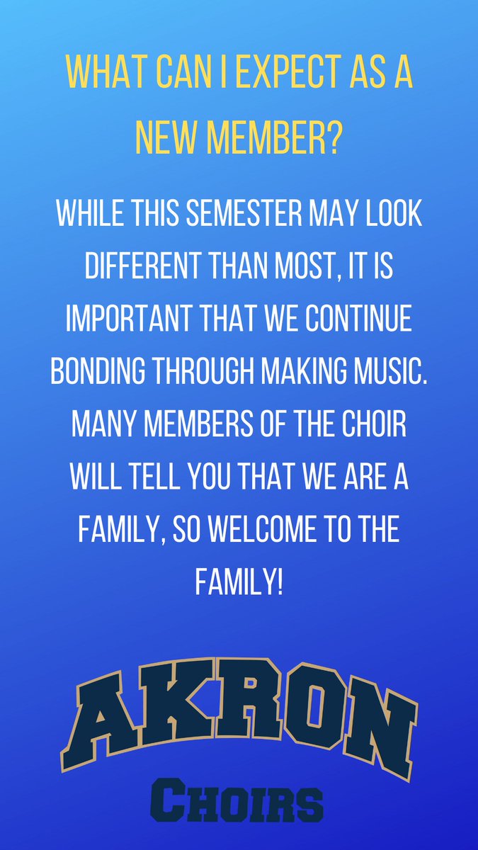 AkronChoirs's tweet photo. University of Akron Choirs Frequently Asked Questions! https://t.co/KXDCM1ahKR