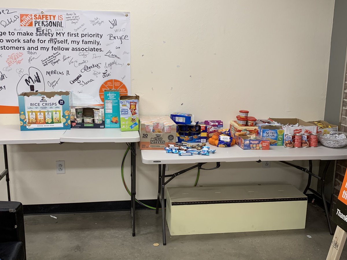 Thank you <a href="/KristaPharr/">Krista Pharr</a> for always taking care of our associates!  New round of snacks!