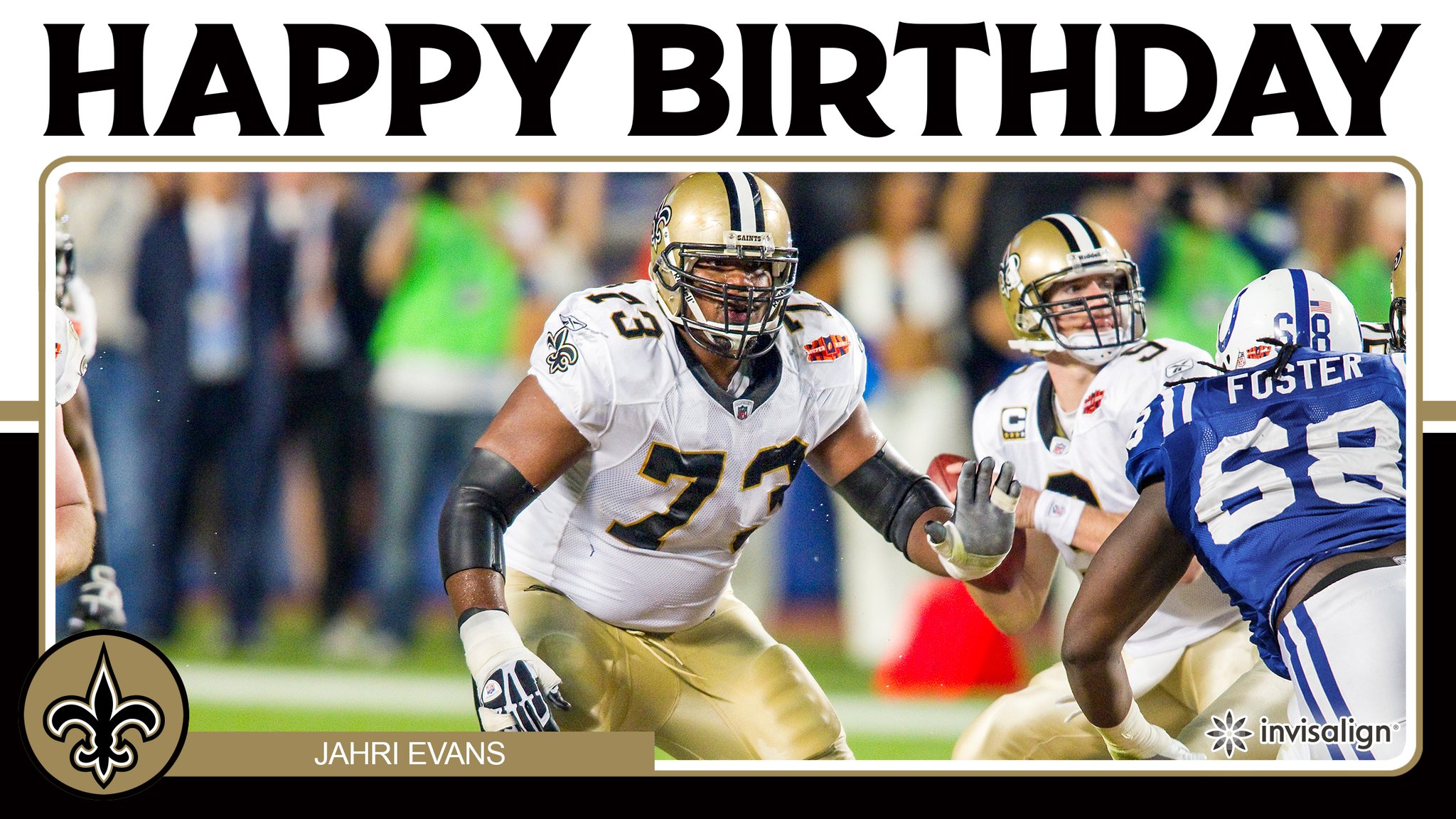 A big happy birthday today to legend, 2020 HOF inductee Jahri Evans!!    | 