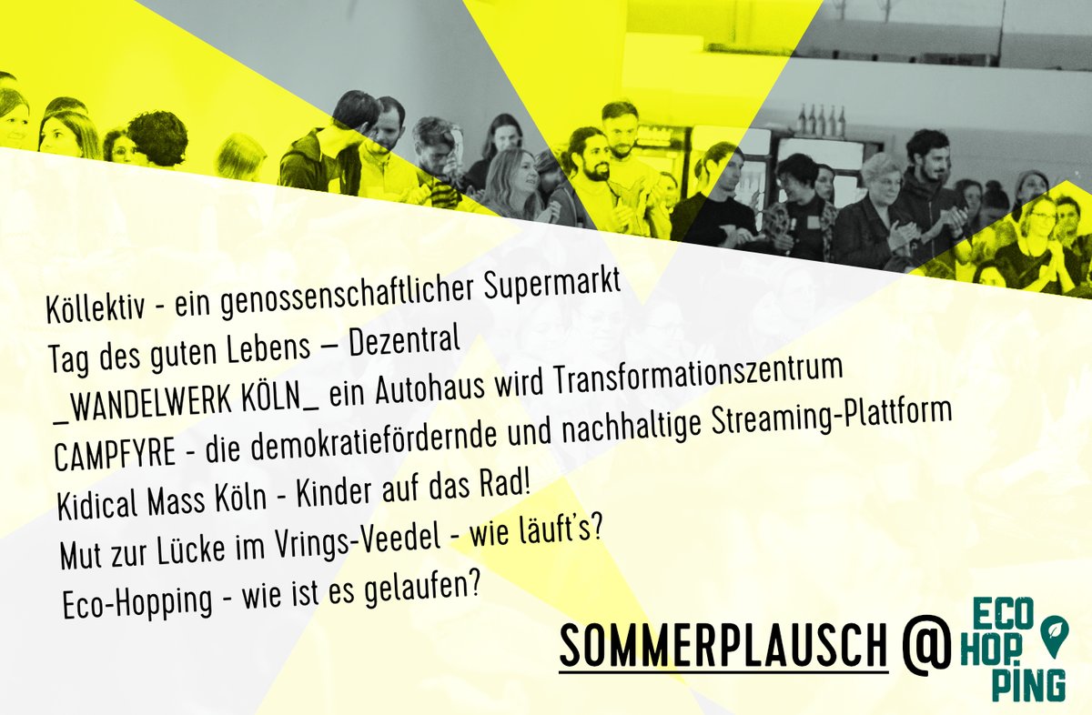 colaborkoeln's tweet photo. Gleich geht’s los - wir freuen uns auf eine Reihe spannender Impulse. #gutmenschenrudel #colaborköln #köln #raumfürnachhaltigkeit —> https://t.co/6VY5Ckyr0R https://t.co/WAg5k2v2Yh