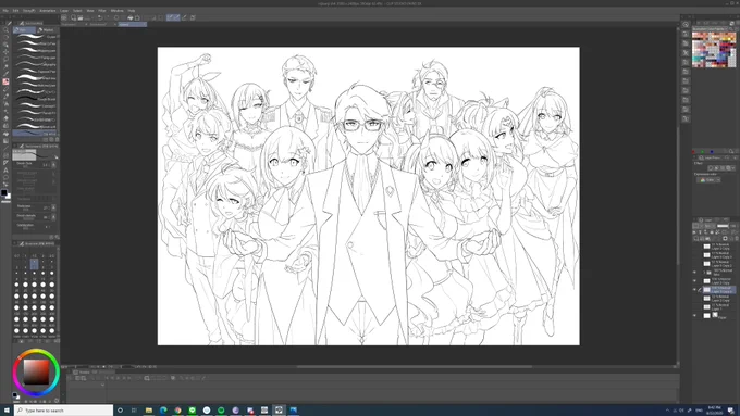 LINEART KELARRR. COLORNYA, NGG... BESOK YA. 