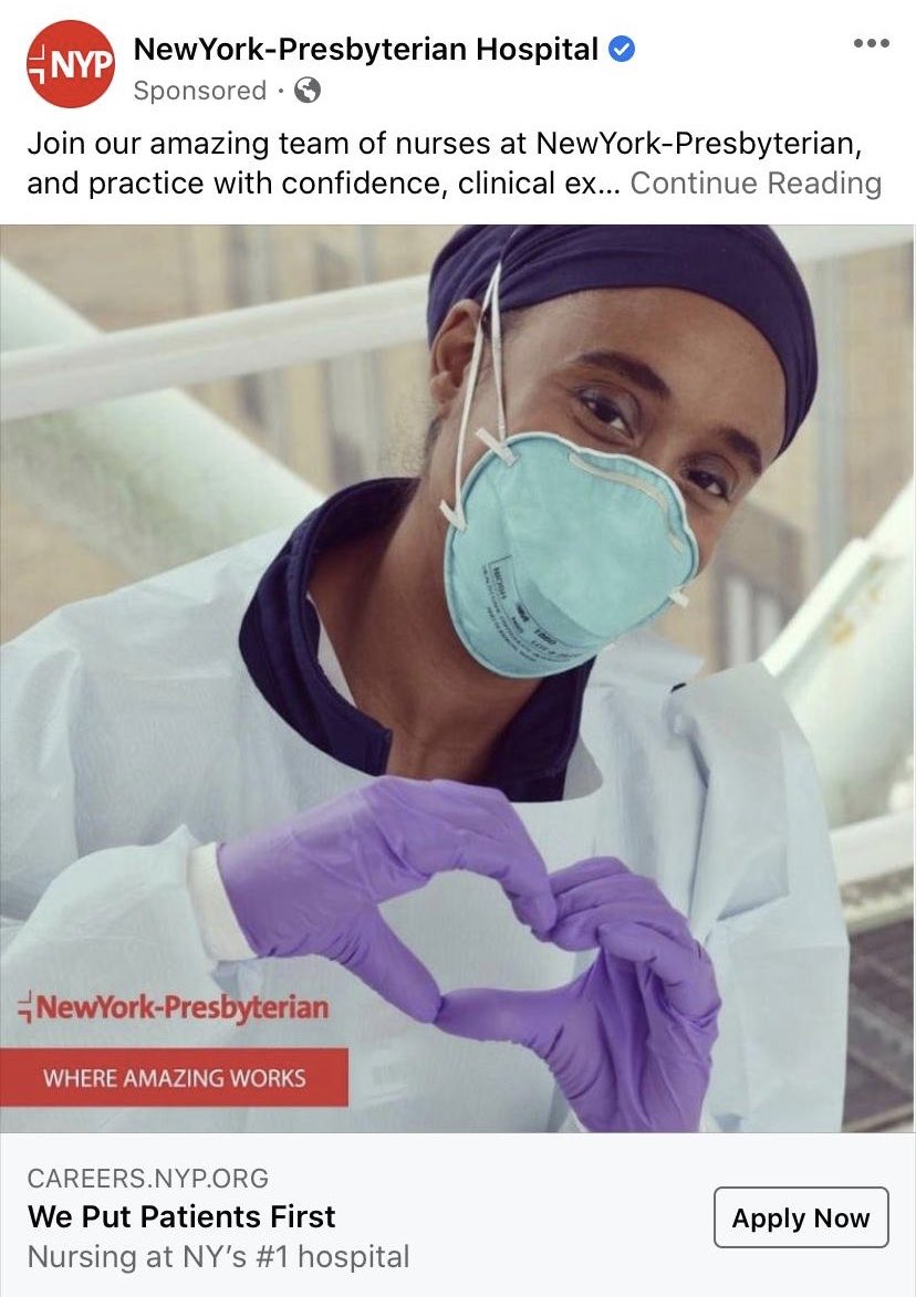 Val_Wong's tweet photo. So proud to be chosen to represent @nyphospital. Ranked the #1 hospital in New York and #4 in the nation. #proud #RN #hospitallife  #thegrind 📸 @DarshaniCns https://t.co/gv0ItxqQ57