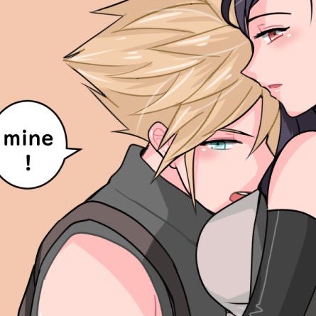 I like doing Cloud's eyes ?? 