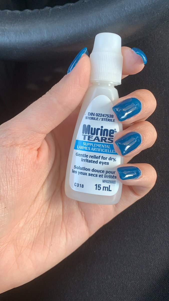 madwick21's tweet photo. I don’t know what I’ve done to my eyeball, but it feels like I have a Brillo pad stuck under my god damn eyelid.. this will be my lifeline today. https://t.co/TgGjKqTphg