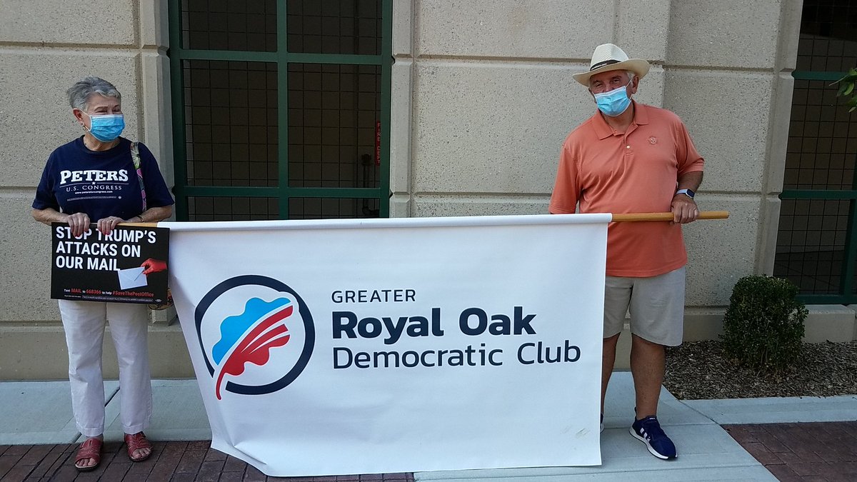 #SaveThePostOffice <a href="/MoveOn/">MoveOn</a> <a href="/RepAndyLevin/">Rep. Andy Levin</a> <a href="/RoyalOakDems/">Royal Oak Area Democratic Club</a>