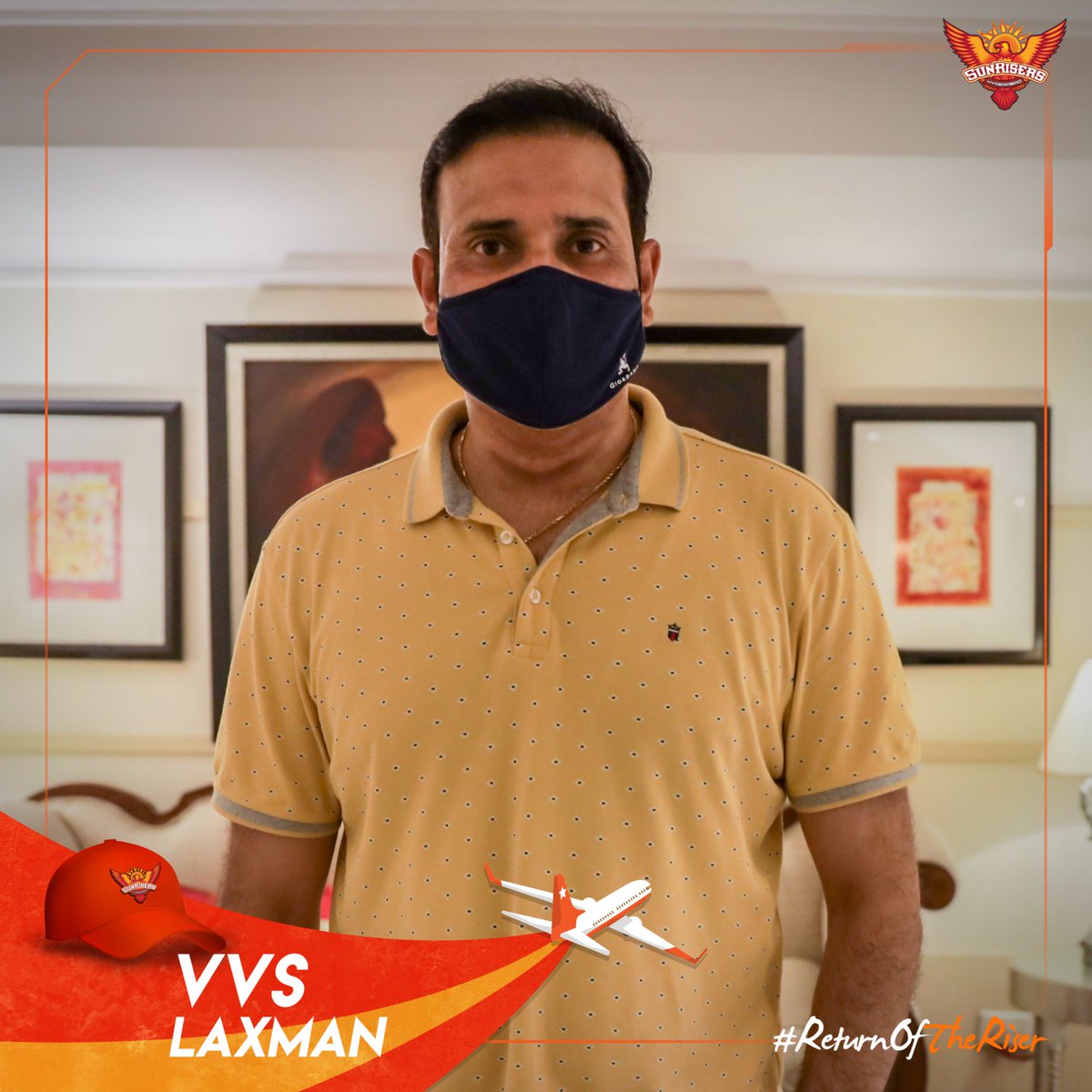 SunRisers's tweet photo. The '๐ฑ๐๐๐ ๐ฑ๐๐๐ ๐ฎ๐
๐๐ธ๐พ๐ถ๐' @VVSLaxman281 has joined us ๐๐งก
#ReturnOfTheRiser #OrangeArmy https://t.co/nGWqHDL2Wh
