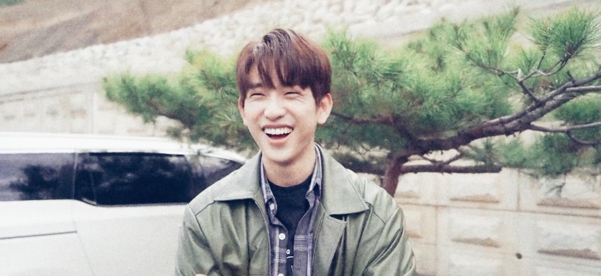 thread of jinyoung with trees (?)