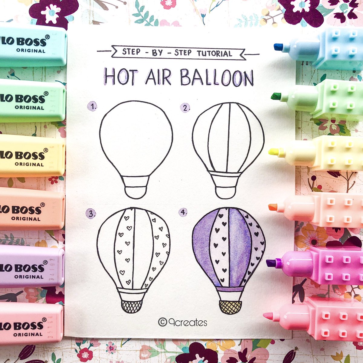 Here’s an easy tutorial for you to learn how to draw a hot air balloon! 🌈💞
.
.
.
#bulletjournal #doodlecommunity #doodle #hotairballoondoodle #doodleleaves #hotairballoon #bulletjournalideas #doodleideas #doodleinspiration