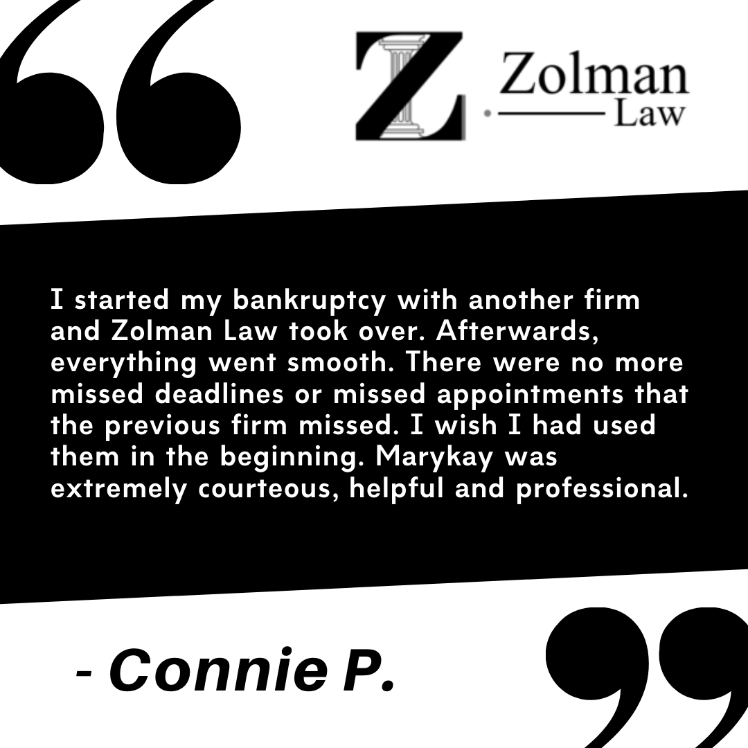 ZolmanLaw's tweet photo. Always great to hear from our wonderful clients! Thank you Connie for sharing your experience with Zolman Law. #bkattorney #mesabkattorney #bankruptcy #mesabankruptcy #mesabankruptcylaw https://t.co/imd5cQpZuw