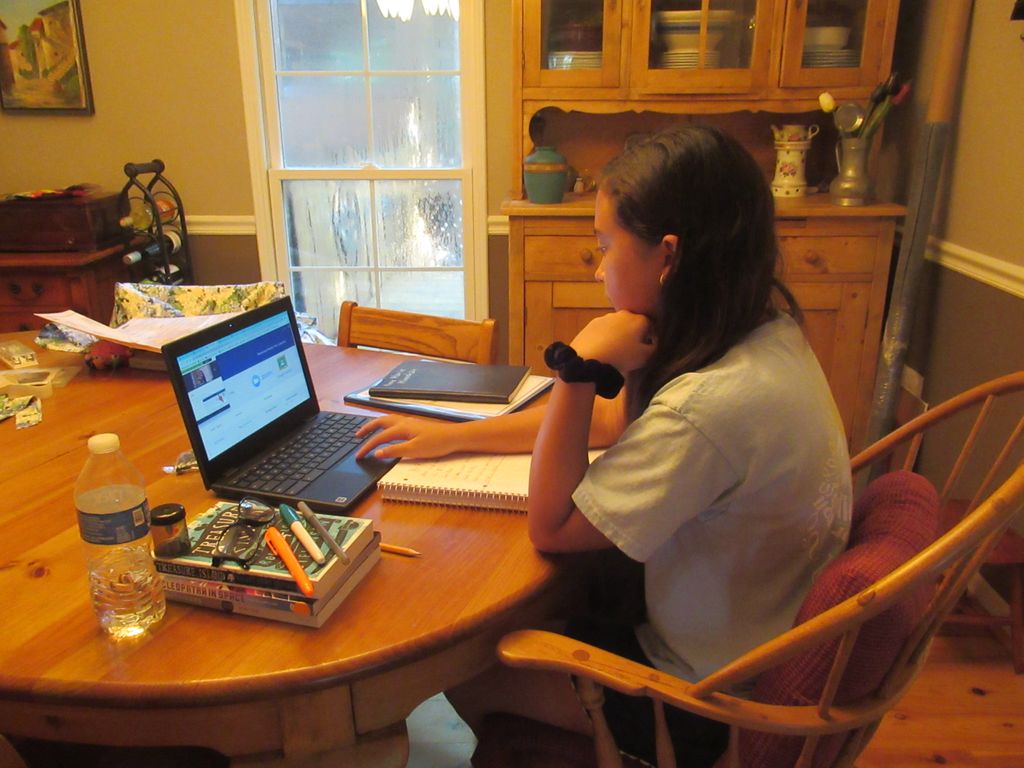 Anne Marie is rocking her virtual learning already this year!  Way to work hard!  Keep up the good work!