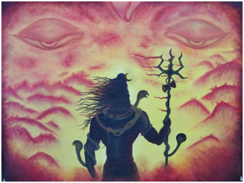 Seek refuge with the god who is the origin of everything. He is the lord of the universe. He is Mahadeva. He is great-souled. He is Ishana. He is the matted Shiva. He is the three-eyed one. He is the mighty-armed Rudra.