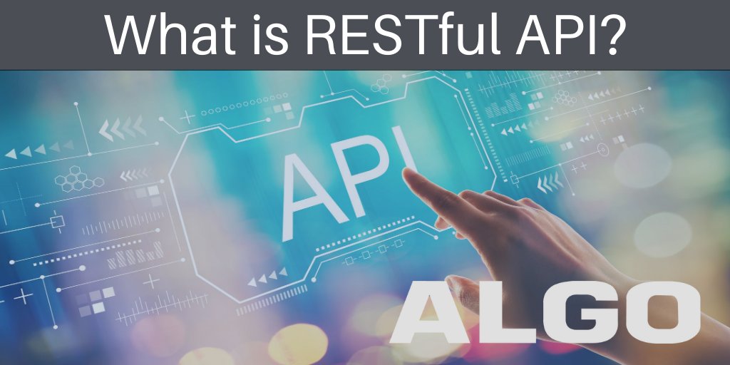 VoIPSupply's tweet photo. Did you know? Algo solutions offer developer support for RESTful API! What is RESTful API? Find out now! #VoIP #IPPaging #Security #API https://t.co/SH1vFXryw1 https://t.co/yRZbt2Q3A9