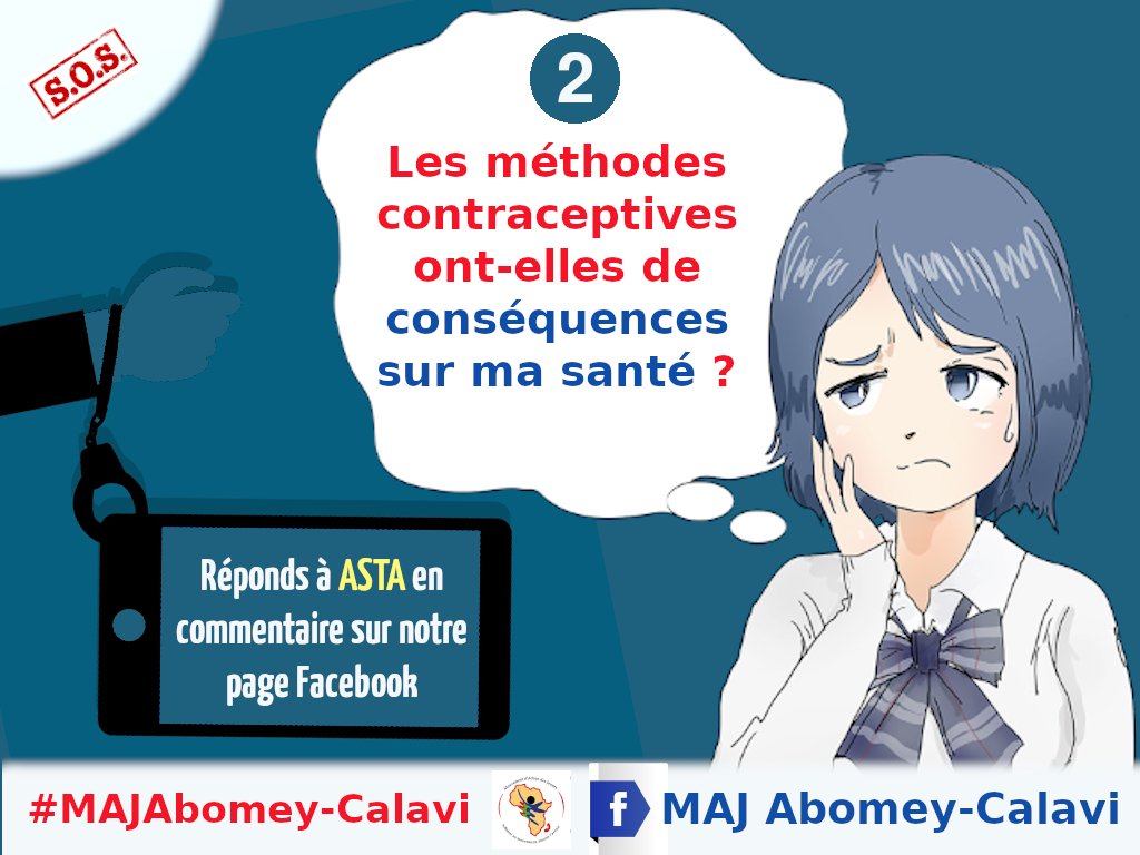 q2: les méthodes contraceptives ont-elles de conséquences sur ma santé ?

facebook.com/16504331019298…