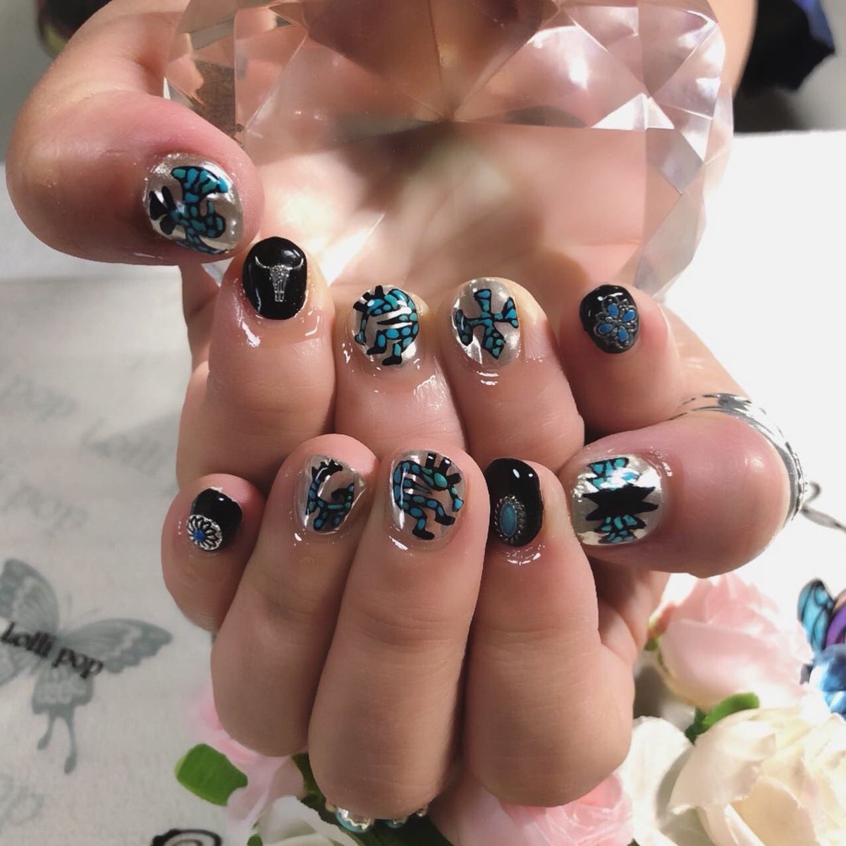 Namihey ジェルネイル Lollipopnail 自爪を削らない パラジェル 自宅サロン ネイル ネイルデザイン トレンドネイル ジェルネイル ニュアンスネイル シルバーアクセサリーネイル コンチョネイル アートネイル 手描き Namihey ジェルネイル Lollipopnail 自爪を削らない パラジェル 自宅サロン ネイル ネイルデザイン トレンドネイル ジェルネイル ニュアンスネイル シルバーアクセサリーネイル コンチョネイル アートネイル 手描き
