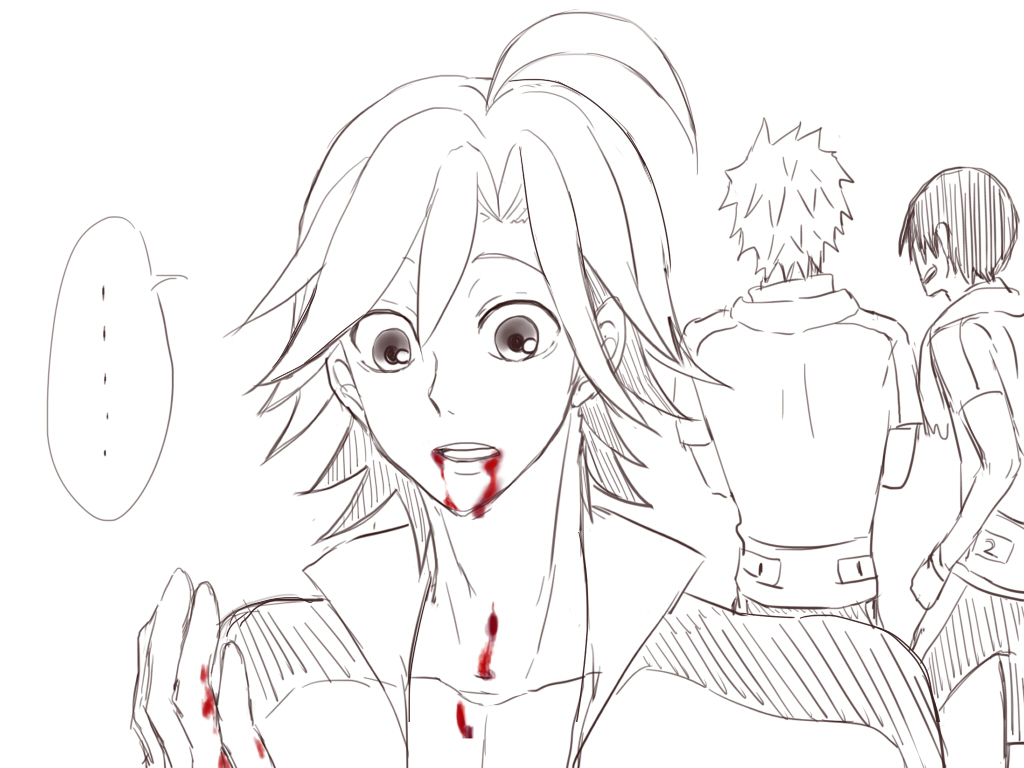 磯辺焼き本舗 インターハイ後 突然吐血する真波 真波山岳 絵描きさんと繋がりたい 描くつもりもない漫画のワンシーンを描く