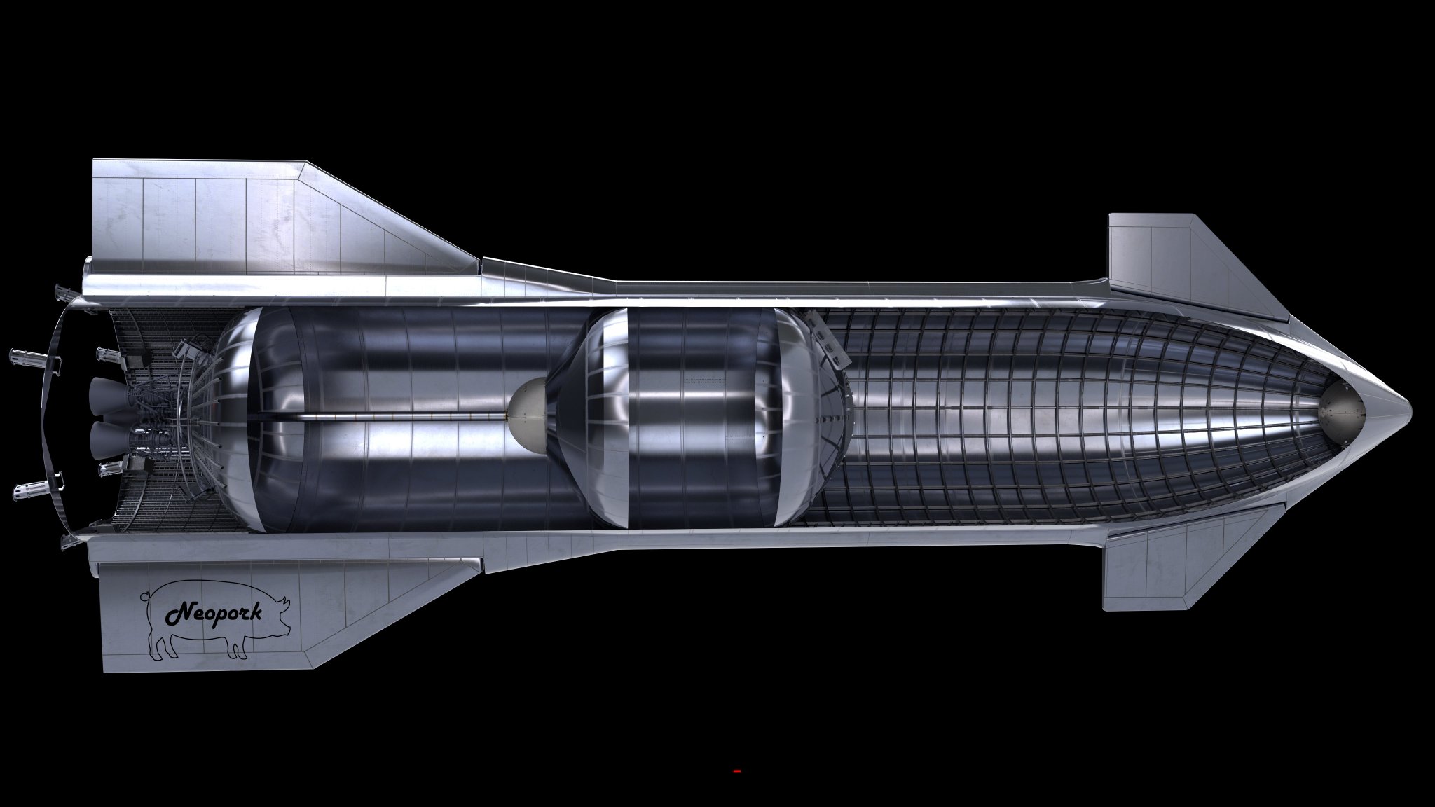 ToughSF on X: A realistic space warship, the 'White Lake', featuring radiators, propellant tanks and actual sensor mounts. I can't translate image in text but it looks like some thought has gone