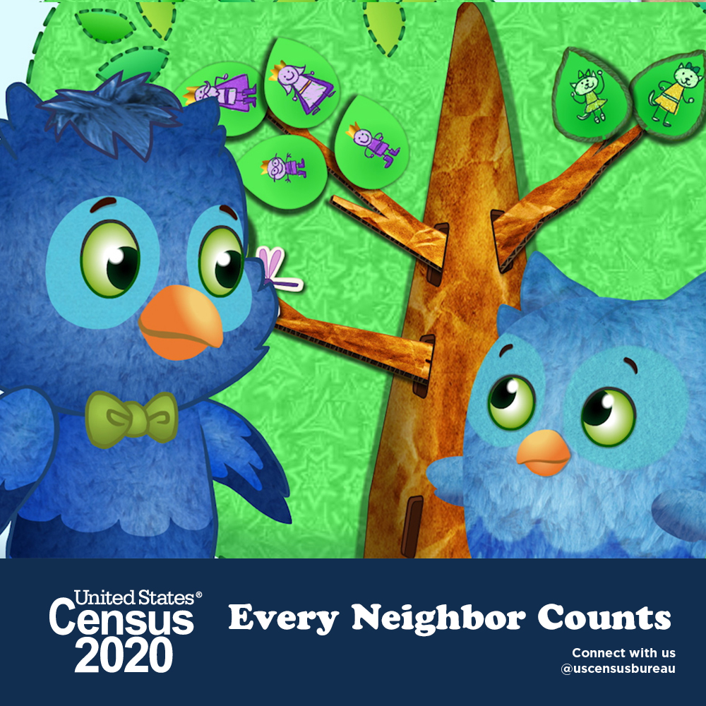As Daniel Tiger says, “Families are different, and that’s okay!” Make sure everyone who lives in your house is counted in the #2020Census. We're teaming up with #CountAllKids because every neighbor counts. For more information on the Census visit: 2020census.gov