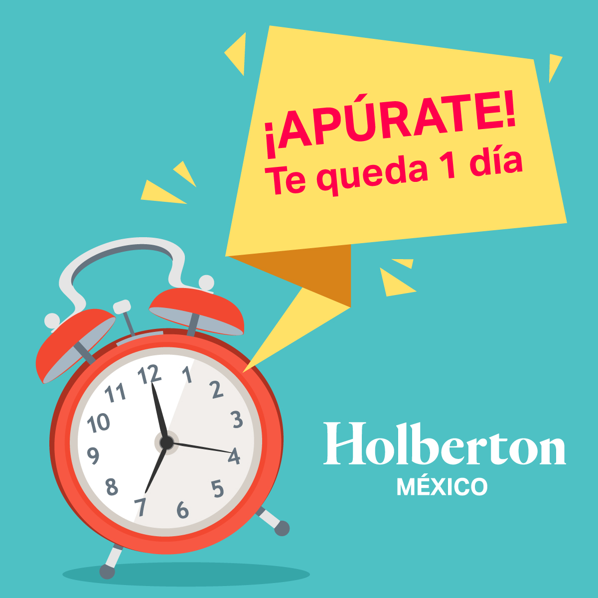 HolbertonMEX's tweet photo. ¿Te vas a quedar fuera? Estás a 1 día de transformar tu vida y mejorar tus ingresos, conviértete en Desarrollador de Software, la profesión del futuro, empieza tu registro ahora, ES GRATIS ➡️🤓➡️ https://t.co/Ca3h74s6QO

#ti #tech #technology #software #informatica #holberton https://t.co/oKkw9cfqdt