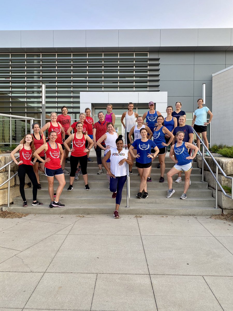 fia_kc's tweet photo. 22 pax for a #FiAOlympic2020 morning !! 5 events (Lexirades, stand up cup, drop and pop, whip cream and Tic tac toe) plenty of laughs and hard work too. #FiAKC #KansasCity #KC #bettertogether #freeworkout #FiANation https://t.co/UVr94K7ZLh